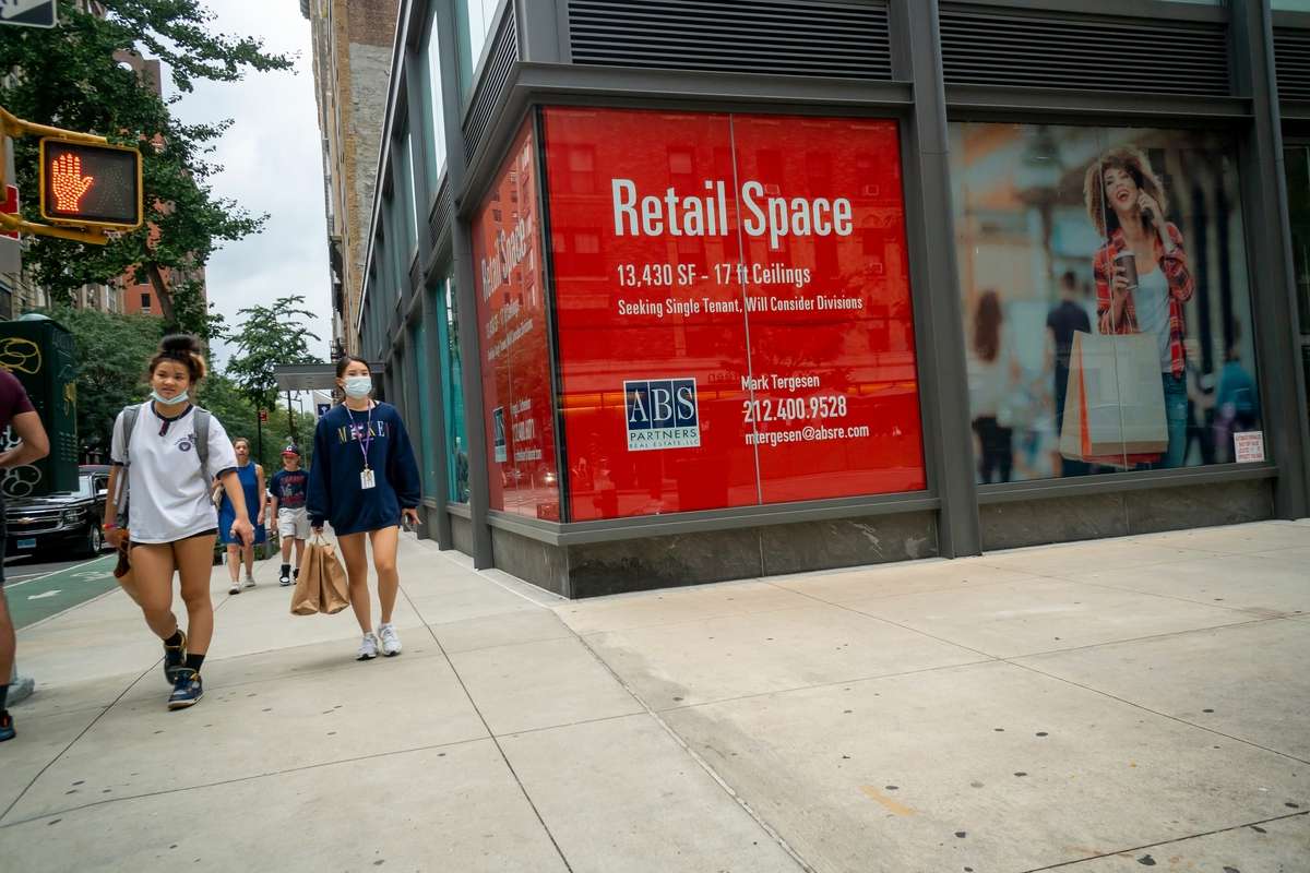 Vacant retail space in Greenwich Village in New York