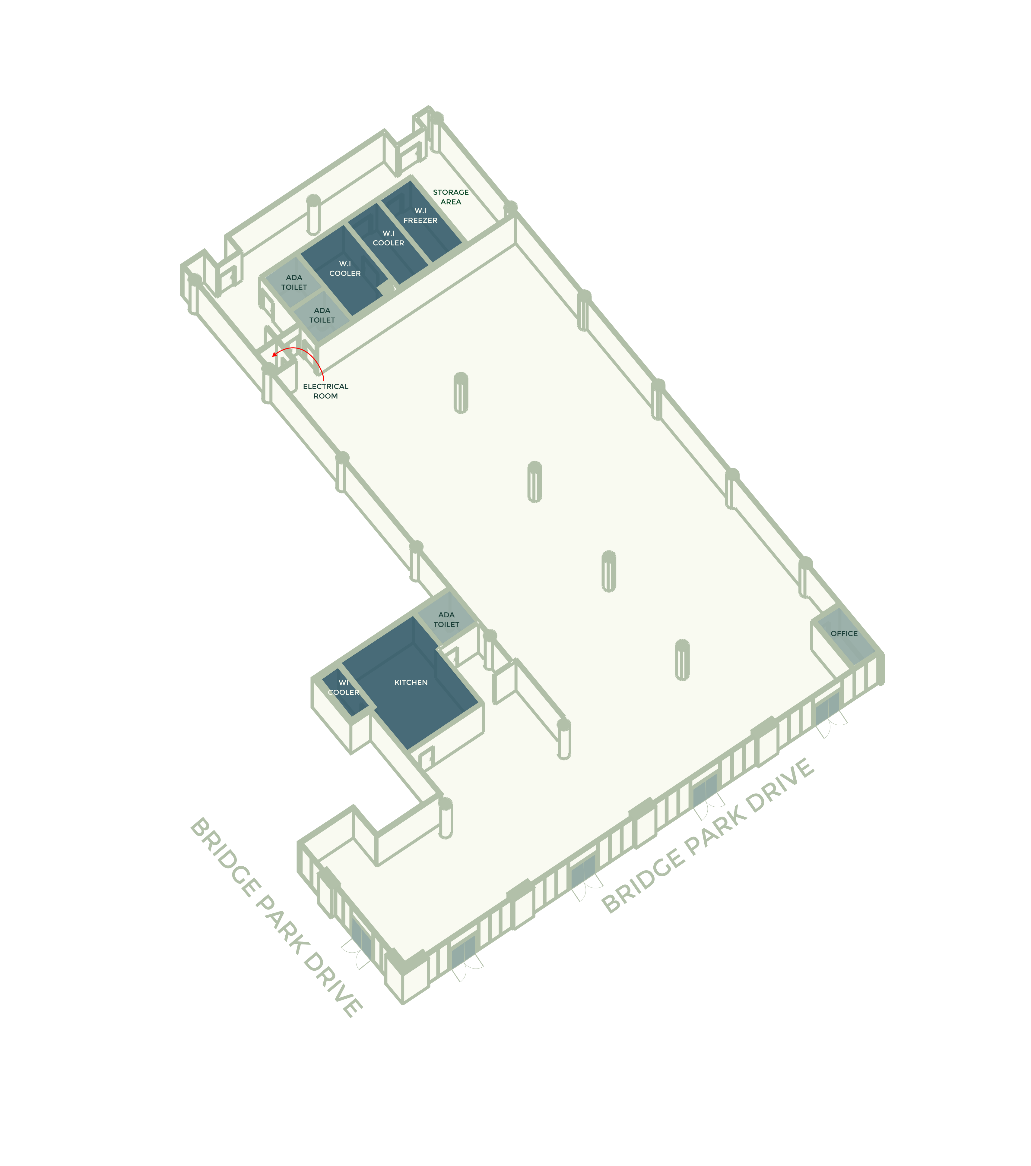 Entire Space: 8,510 SF
