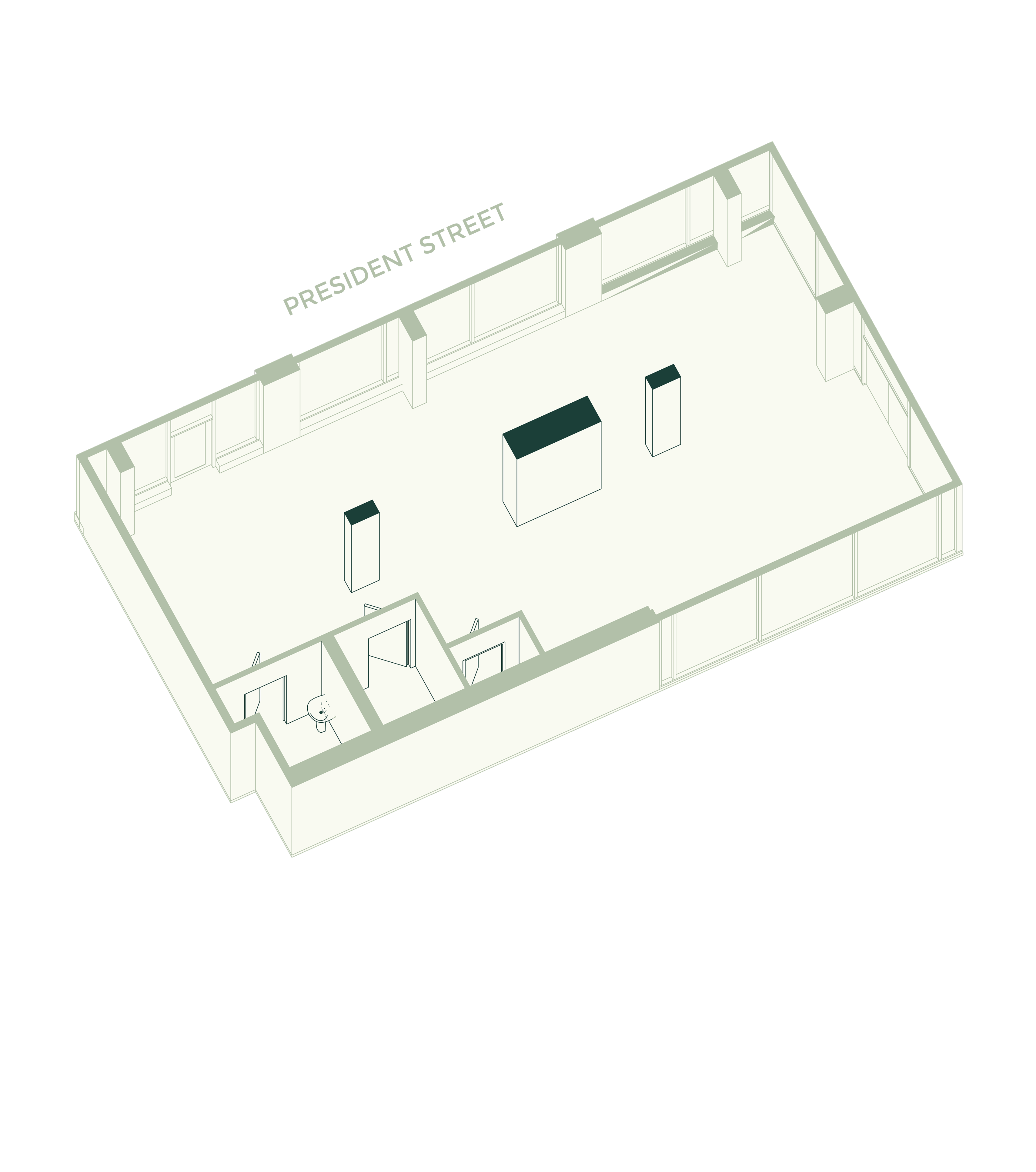 Ground Floor 03: 1,218 SF