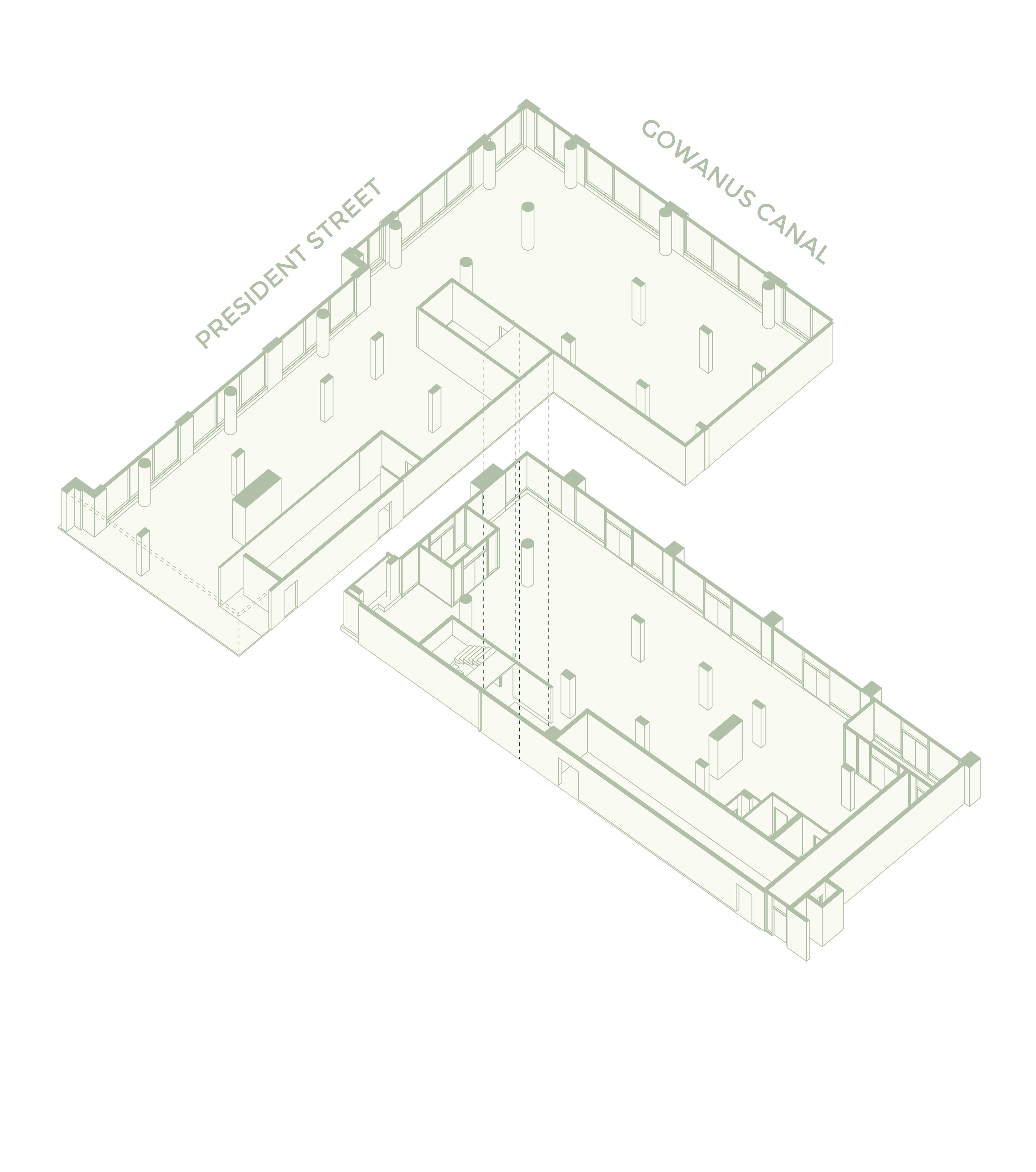 Ground Floor 02: 3,452 SF | Second Floor 02: 6,075 SF