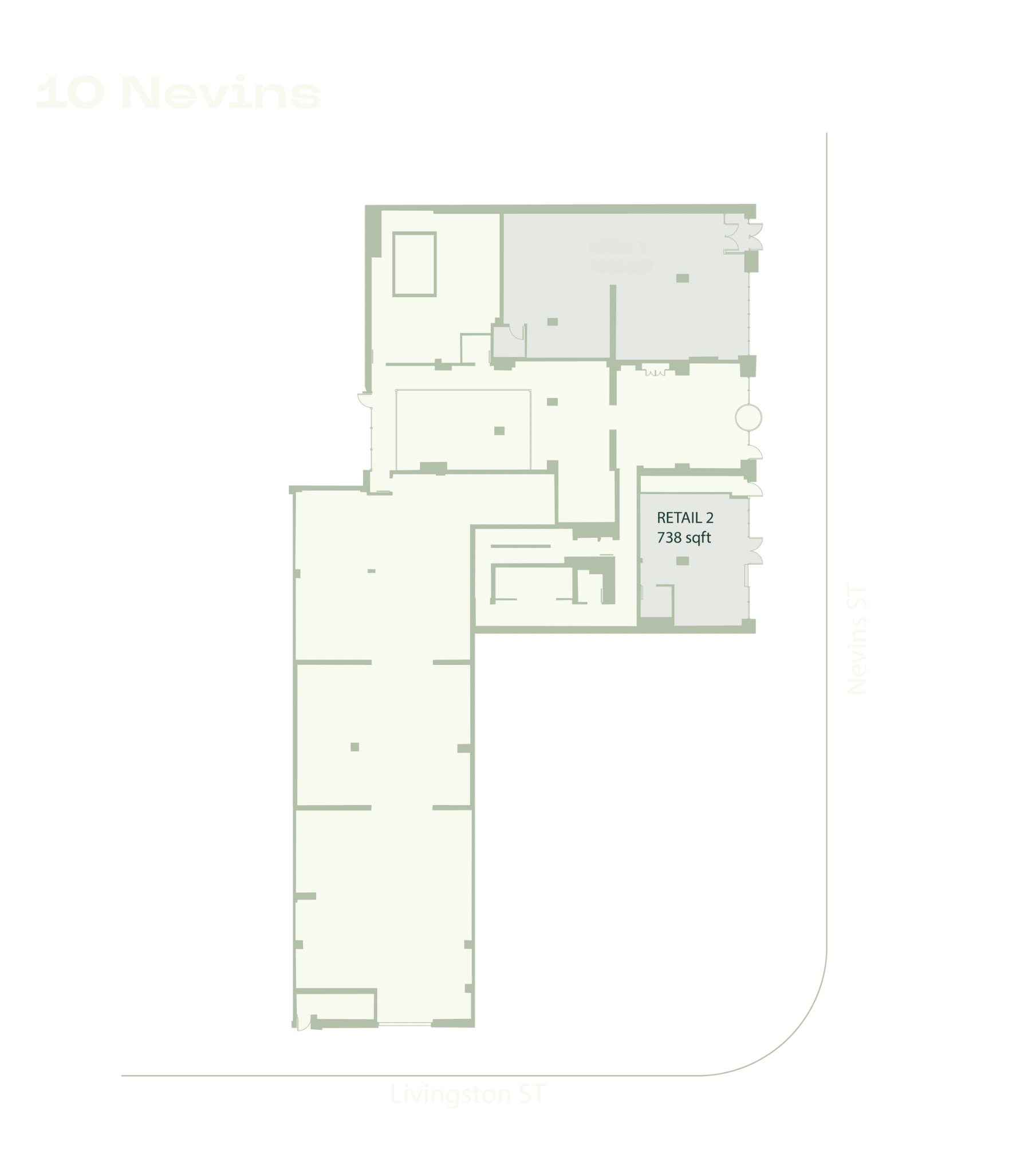 Retail 2 Space: 738 SF