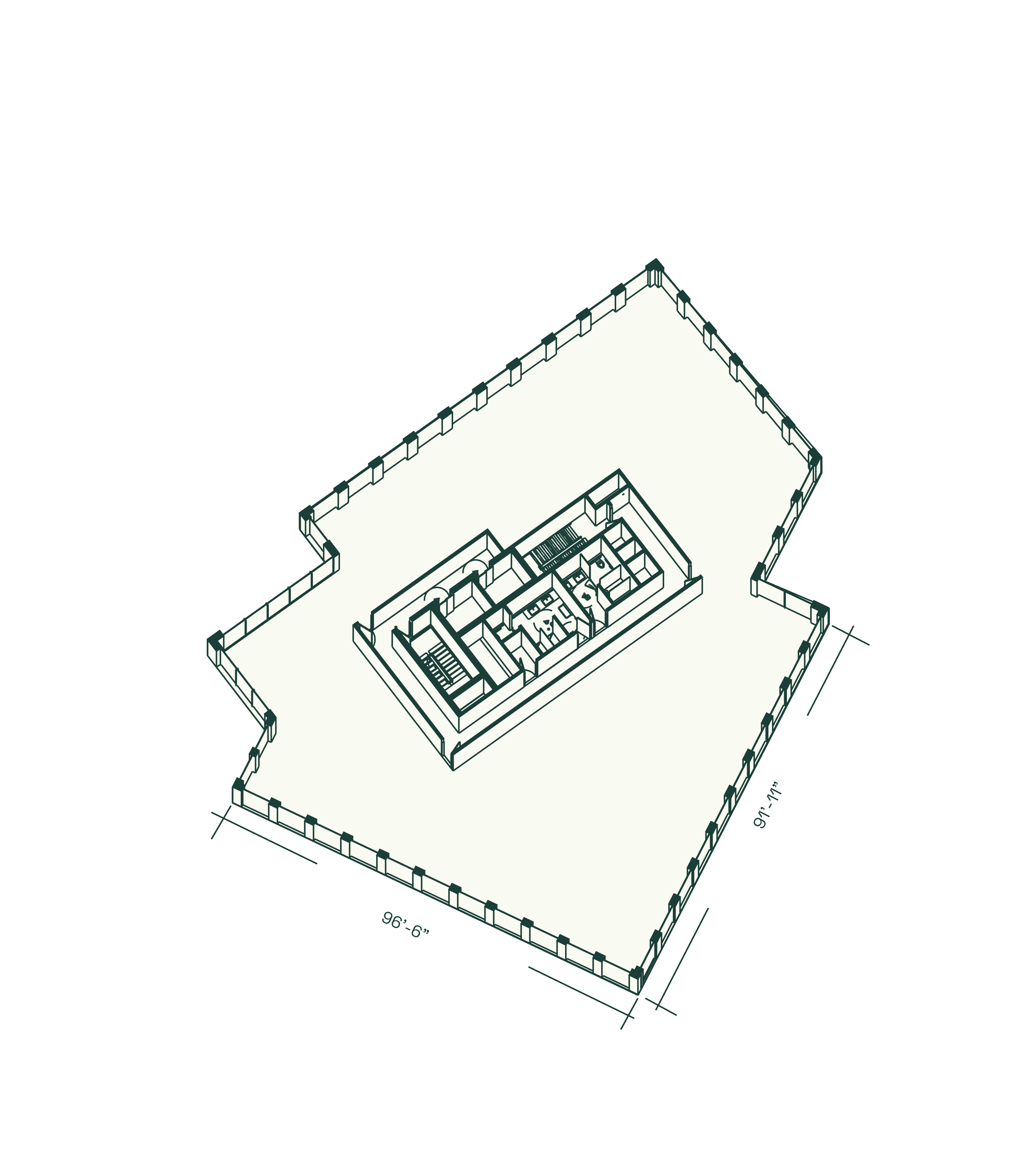 Fifth Floor: 11,022.33 SF